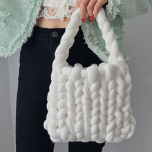 Load image into Gallery viewer, Women Chunky Yarn Knit Shoulder Bag ,Christmas Halloween gifts