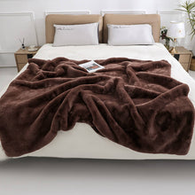 Load image into Gallery viewer, Faux Fur Blanket - Heavy Weight, Extra Soft Blanket - Machine Washable