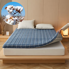 Load image into Gallery viewer, Thicken Cotton Mattress Topper,Foldable Camping Road Trip Floor Futon,Tatami Mat Sleeping Pad