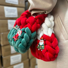 Load image into Gallery viewer, Women Chunky Yarn Knit Shoulder Bag ,Christmas Halloween gifts