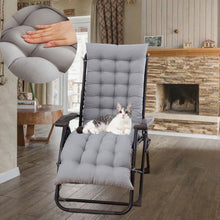 Load image into Gallery viewer, Patio Seat Cushions, Indoor Outdoor Furniture Cushions, Tufted Rocking Chair Cushion Pad 