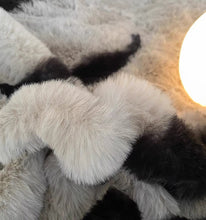 Load image into Gallery viewer, Zebra Thickened Fluffy Fur Comforter Bed Sheet Set