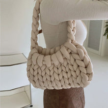 Load image into Gallery viewer, Women Chunky Yarn Knit Shoulder Bag ,Christmas Halloween gifts