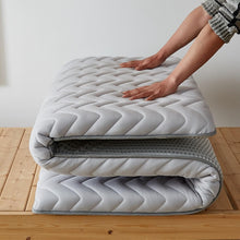 Load image into Gallery viewer, Thicken Cotton Mattress Topper,Foldable Camping Road Trip Floor Futon,Tatami Mat Sleeping Pad