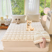 Load image into Gallery viewer, Soft Cotton Bed Mattress Topper With Plush Down Alternative Fill 