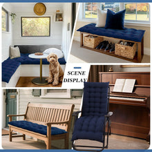 Load image into Gallery viewer, Patio Seat Cushions, Indoor Outdoor Furniture Cushions, Tufted Rocking Chair Cushion Pad 