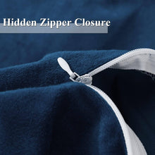 Load image into Gallery viewer, Velvet Duvet Cover Comforter Cover 3pcs Ultra Soft Cover Breathable Solid Luxury Flannel Velour Duvet Cover 