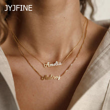 Load image into Gallery viewer, Personalized Name Necklace in 14k Gold Plated