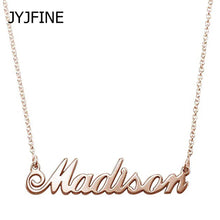 Load image into Gallery viewer, Personalized Name Necklace in 14k Gold Plated
