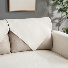 Load image into Gallery viewer, Velvet Anti-Slip Sectional Couch Cover , Cover for quilted sectional sofa