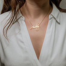 Load image into Gallery viewer, Personalized Name Necklace in 14k Gold Plated