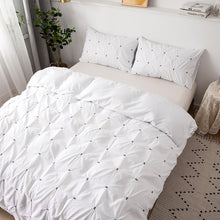 Load image into Gallery viewer, Washed Cotton Duvet Cover Set 3 Piece Home Bedding Sets