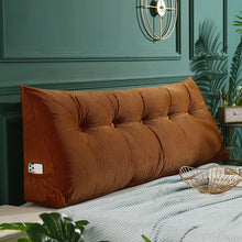 Load image into Gallery viewer, Large Headboard Bed Rest Reading Pillow Backrest Positioning Support Bolster Cushion