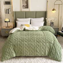 Load image into Gallery viewer, Thicken Lamb Cashmere Blanket Bed Quilt