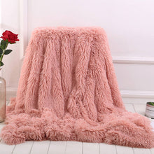 Load image into Gallery viewer, Soft Faux Fur Throw Blanket