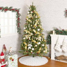 Load image into Gallery viewer, Classic Faux Fur Christmas Tree Skirt
