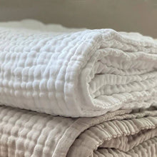 Load image into Gallery viewer, 100% Cotton Muslin Blanket bedspread