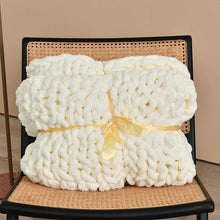 Load image into Gallery viewer, Handmade Chunky Knit Blanket