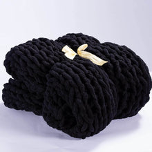 Load image into Gallery viewer, Handmade Chunky Knit Blanket