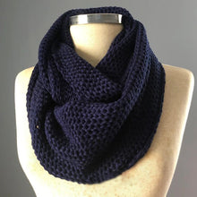 Load image into Gallery viewer, Christmas Gift, Handmade scarves, mustard scarf, knit scarf, Cowl Scarf, İnfinity scarf, chunky scarf, Best Gift İdea