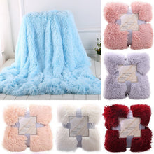 Load image into Gallery viewer, Soft Faux Fur Throw Blanket
