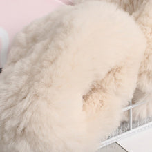 Load image into Gallery viewer, Real Rex Rabbit Textile Knit Fingerless Gloves