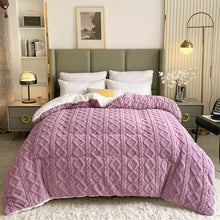 Load image into Gallery viewer, Thicken Lamb Cashmere Blanket Bed Quilt