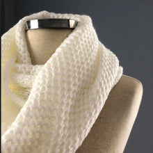Load image into Gallery viewer, Christmas Gift, Handmade scarves, mustard scarf, knit scarf, Cowl Scarf, İnfinity scarf, chunky scarf, Best Gift İdea