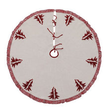 Load image into Gallery viewer, Christmas Tree Skirt, 48 inches Cable Knit Knitted Thick Rustic Xmas Holiday Decoration