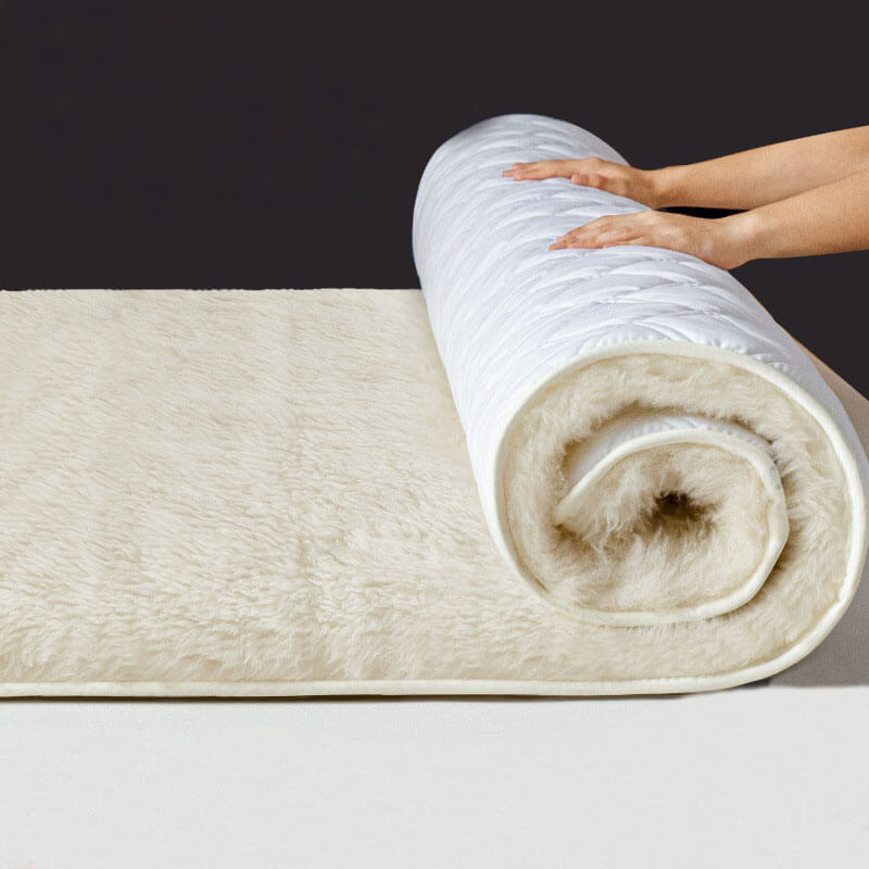 Wool Mattress Topper, Extra Plush Mattress Pad giftsercet