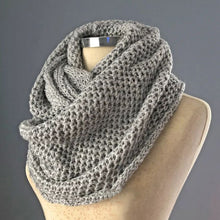 Load image into Gallery viewer, Christmas Gift, Handmade scarves, mustard scarf, knit scarf, Cowl Scarf, İnfinity scarf, chunky scarf, Best Gift İdea