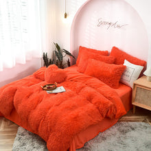 Load image into Gallery viewer, Luxury Plush Shaggy Duvet Cover Set