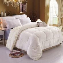 Load image into Gallery viewer, Thicken Lamb Cashmere Blanket Bed Quilt