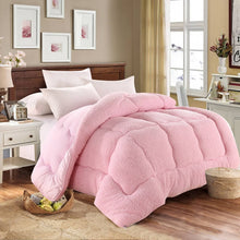 Load image into Gallery viewer, Thicken Lamb Cashmere Blanket Bed Quilt