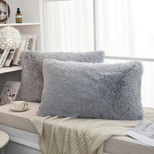 Load image into Gallery viewer, 2PCS Plush Shaggy Ultra Soft Pillow Cover