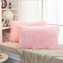 Load image into Gallery viewer, 2PCS Plush Shaggy Ultra Soft Pillow Cover