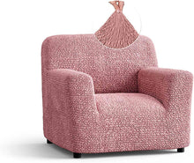 Load image into Gallery viewer, Chair Cover - Soft Polyester Fabric Slipcover - Form Fit Stretch Stylish Armchair Slipcover