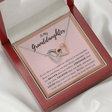 Load image into Gallery viewer, To My Mom Gifts,Granddaughter Necklace, Granddaughter Gifts, To My Granddaughter,Necklace for women ,Thank you necklace