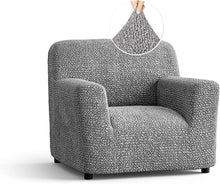 Load image into Gallery viewer, Chair Cover - Soft Polyester Fabric Slipcover - Form Fit Stretch Stylish Armchair Slipcover