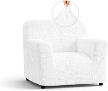 Load image into Gallery viewer, Chair Cover - Soft Polyester Fabric Slipcover - Form Fit Stretch Stylish Armchair Slipcover