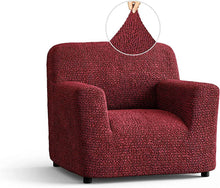 Load image into Gallery viewer, Chair Cover - Soft Polyester Fabric Slipcover - Form Fit Stretch Stylish Armchair Slipcover