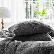 Load image into Gallery viewer, Luxury Plush Shaggy Duvet Cover Set