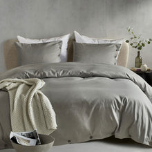 Load image into Gallery viewer, Linen Duvet Cover Set , Coconut Button Closure