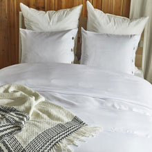 Load image into Gallery viewer, Linen Duvet Cover Set , Coconut Button Closure