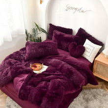 Load image into Gallery viewer, Luxury Plush Shaggy Duvet Cover Set