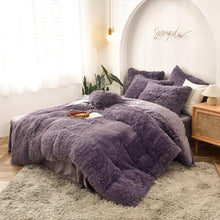 Load image into Gallery viewer, Luxury Plush Shaggy Duvet Cover Set