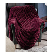 Load image into Gallery viewer, Luxury Faux Fur Throw Blanket