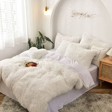 Load image into Gallery viewer, Luxury Plush Shaggy Duvet Cover Set