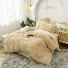 Load image into Gallery viewer, Luxury Plush Shaggy Duvet Cover Set