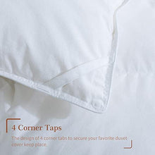 Load image into Gallery viewer, Cotton Quilted White Feather Comforter Filled with Feather & Down ,Luxurious Hotel Bedding Comforter , All Season Down Duvet Insert